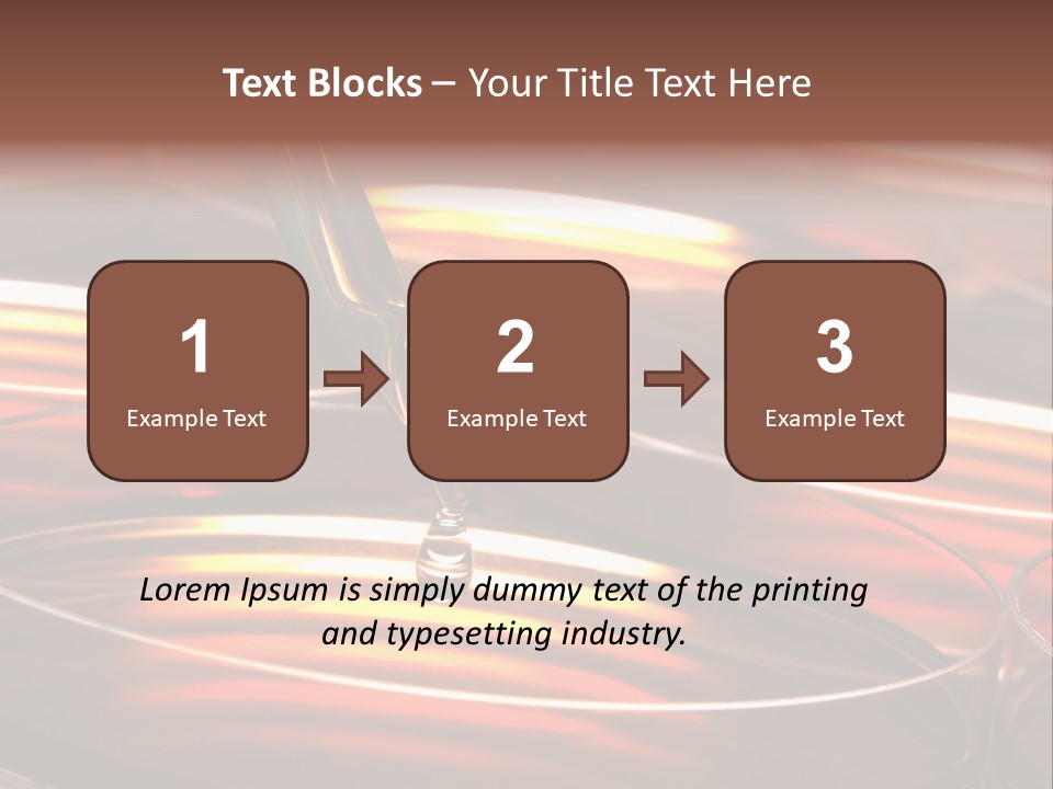 Laboratory Pipette With Drop Of Liquid Over Petri Dishes For An Experiment In A Science Research Lab PowerPoint Template