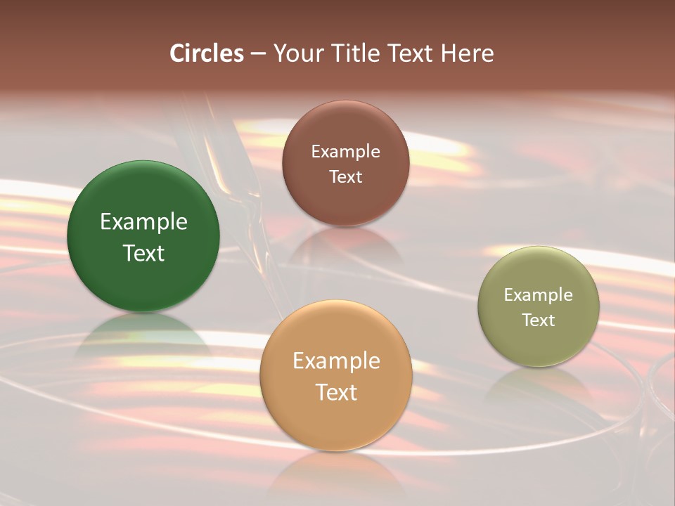 Laboratory Pipette With Drop Of Liquid Over Petri Dishes For An Experiment In A Science Research Lab PowerPoint Template