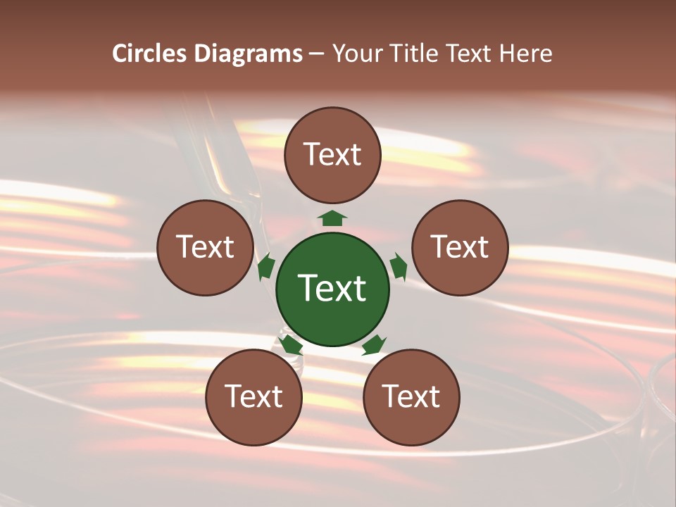 Laboratory Pipette With Drop Of Liquid Over Petri Dishes For An Experiment In A Science Research Lab PowerPoint Template