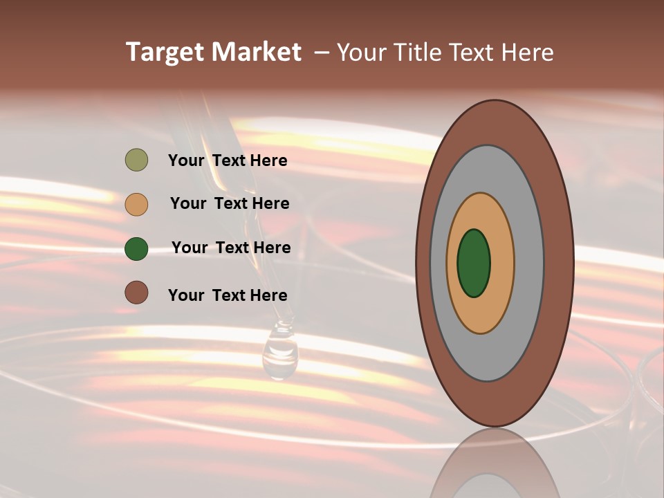 Laboratory Pipette With Drop Of Liquid Over Petri Dishes For An Experiment In A Science Research Lab PowerPoint Template