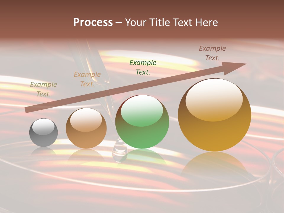 Laboratory Pipette With Drop Of Liquid Over Petri Dishes For An Experiment In A Science Research Lab PowerPoint Template