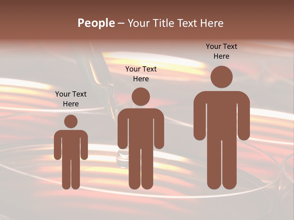 Laboratory Pipette With Drop Of Liquid Over Petri Dishes For An Experiment In A Science Research Lab PowerPoint Template