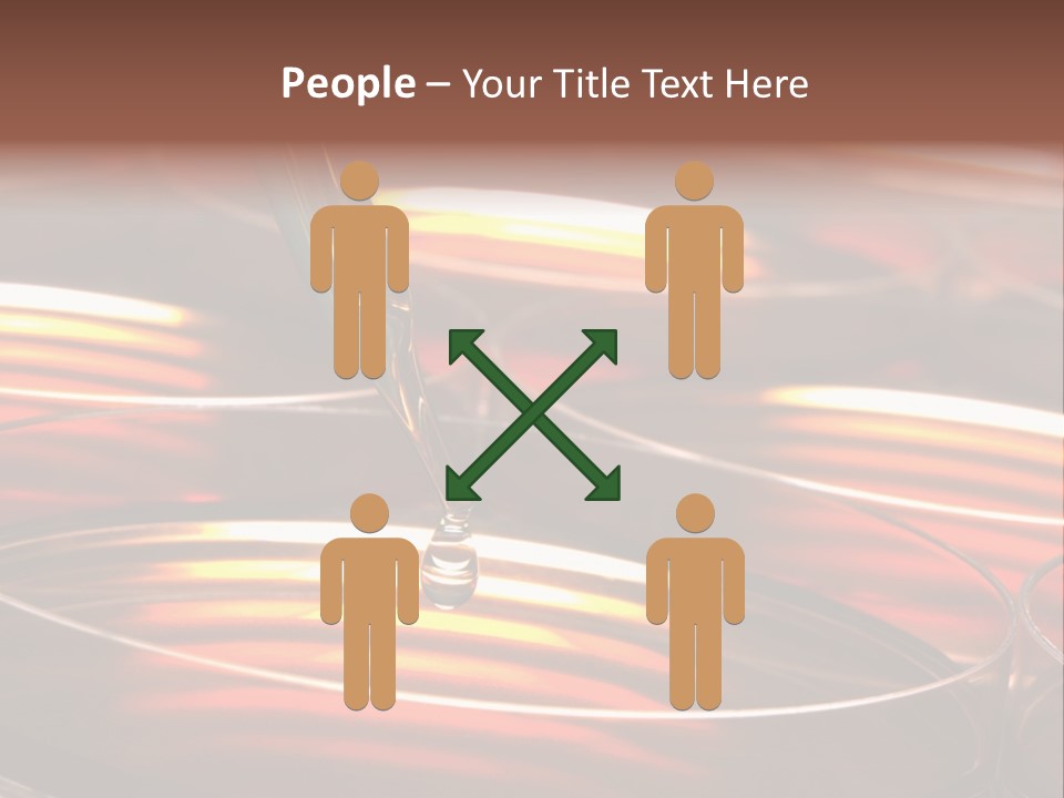 Laboratory Pipette With Drop Of Liquid Over Petri Dishes For An Experiment In A Science Research Lab PowerPoint Template