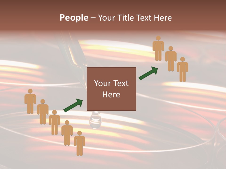 Laboratory Pipette With Drop Of Liquid Over Petri Dishes For An Experiment In A Science Research Lab PowerPoint Template