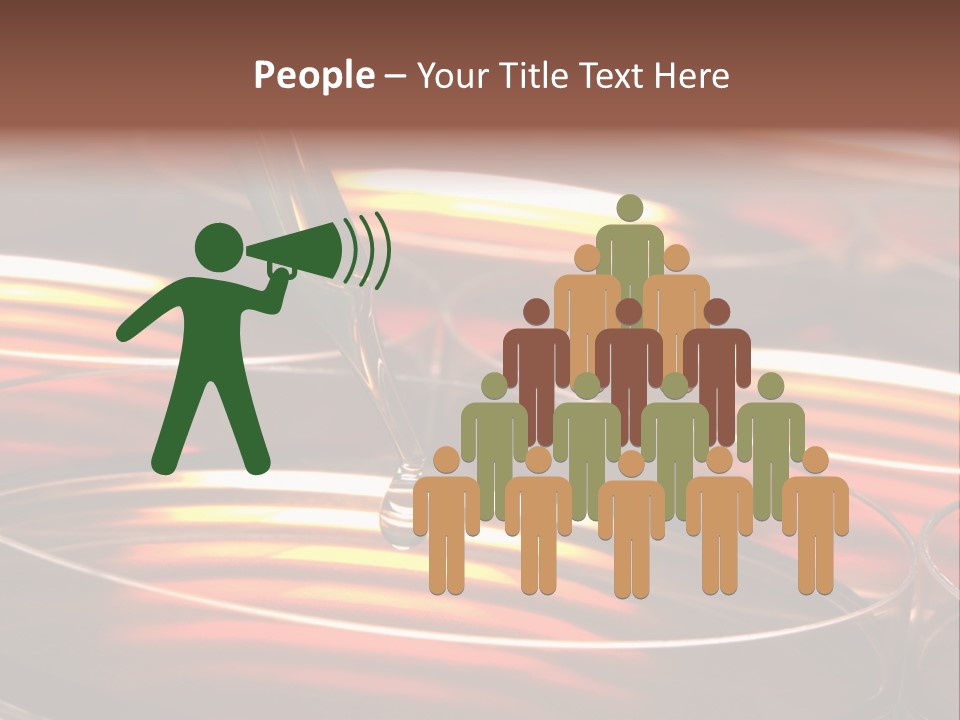 Laboratory Pipette With Drop Of Liquid Over Petri Dishes For An Experiment In A Science Research Lab PowerPoint Template