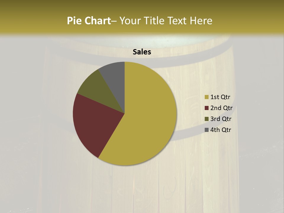Toasting An Oak Barrel PowerPoint Template