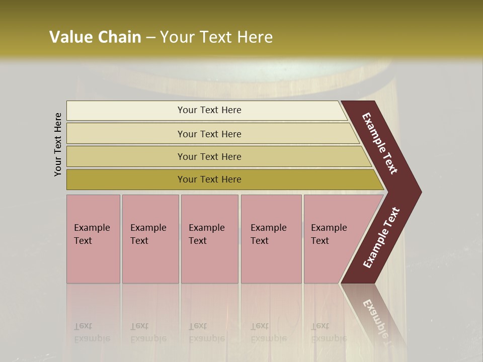 Toasting An Oak Barrel PowerPoint Template