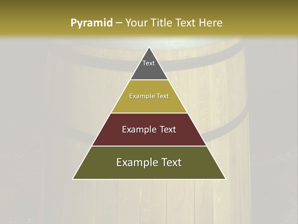 Toasting An Oak Barrel PowerPoint Template