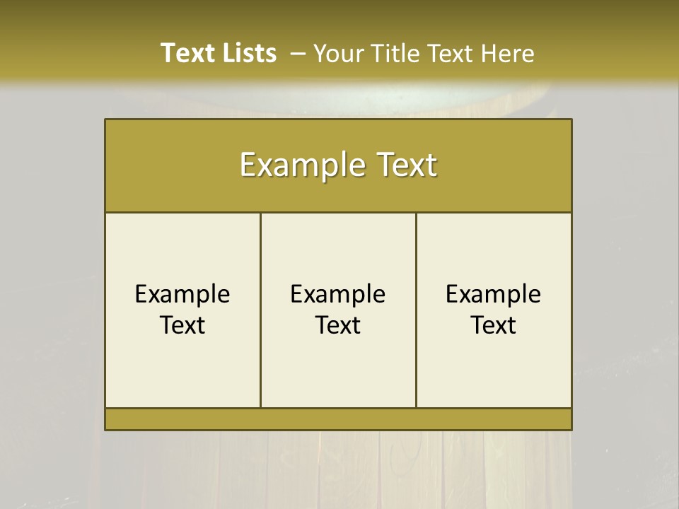 Toasting An Oak Barrel PowerPoint Template