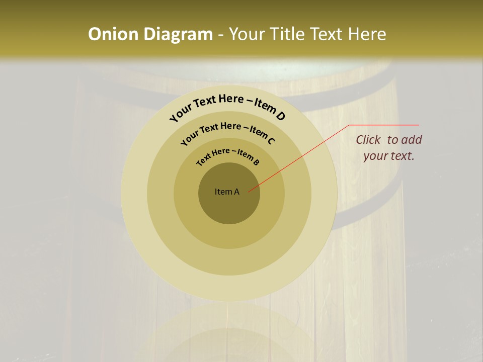 Toasting An Oak Barrel PowerPoint Template