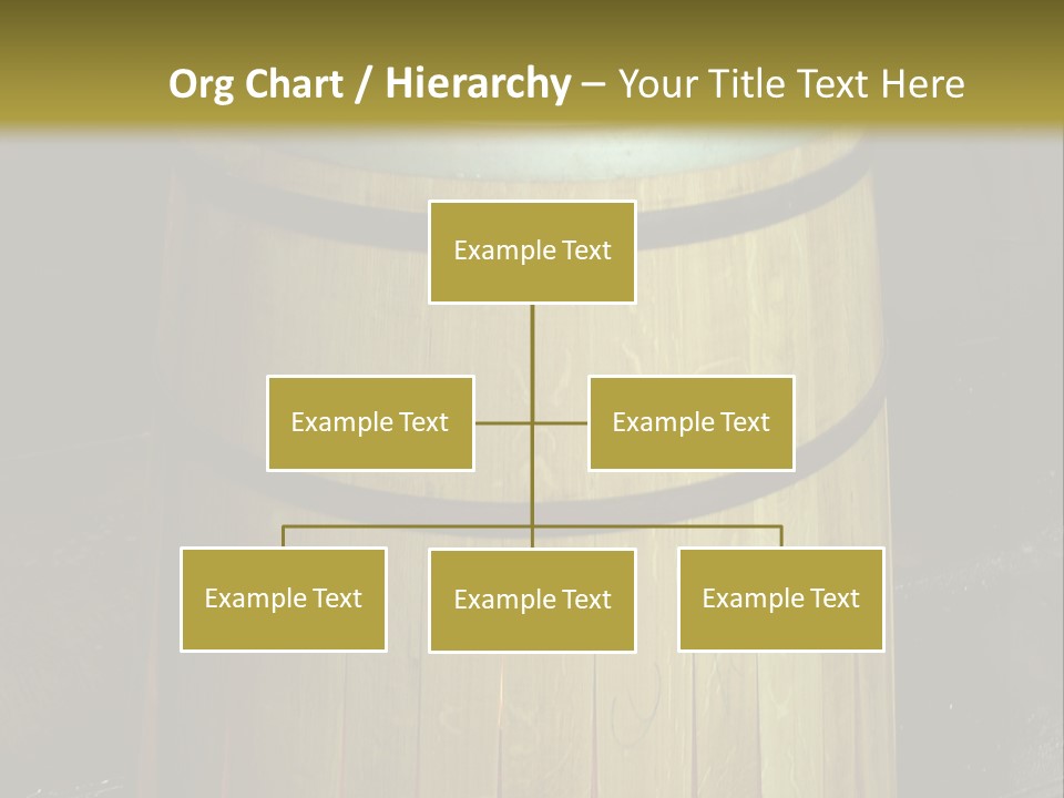 Toasting An Oak Barrel PowerPoint Template