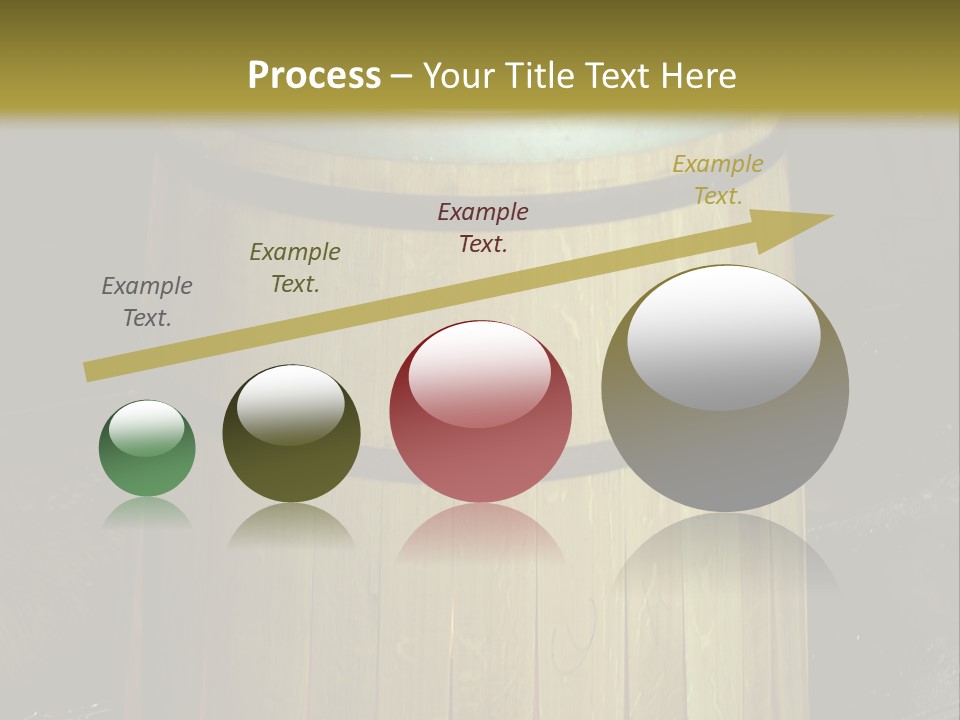 Toasting An Oak Barrel PowerPoint Template