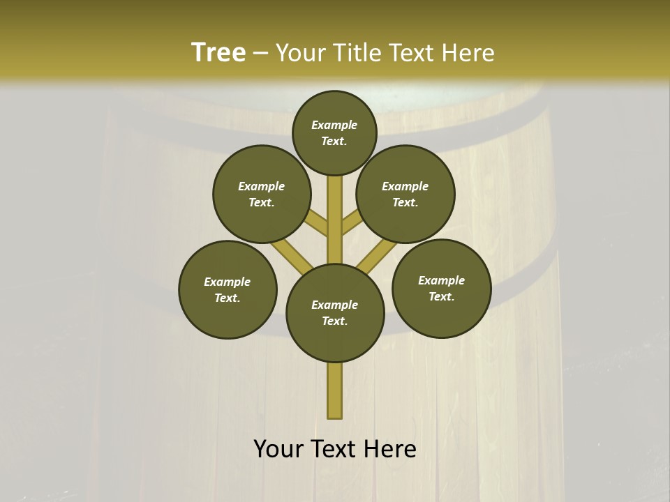 Toasting An Oak Barrel PowerPoint Template