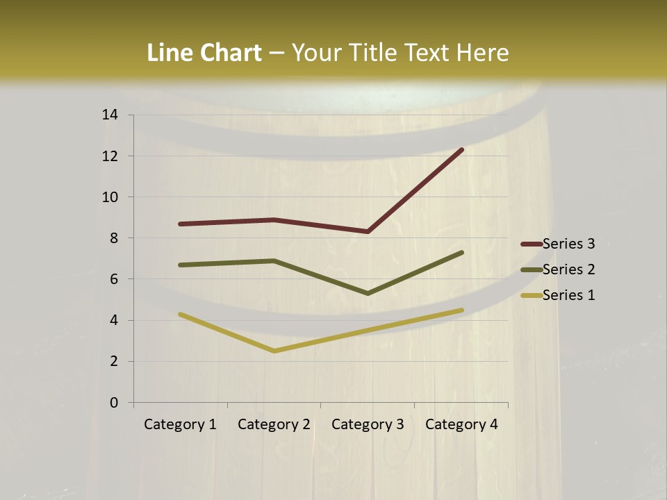 Toasting An Oak Barrel PowerPoint Template