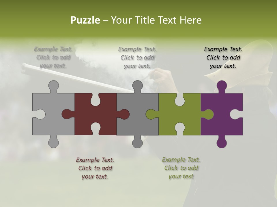 Banana And Honey Breakfast Composition PowerPoint Template