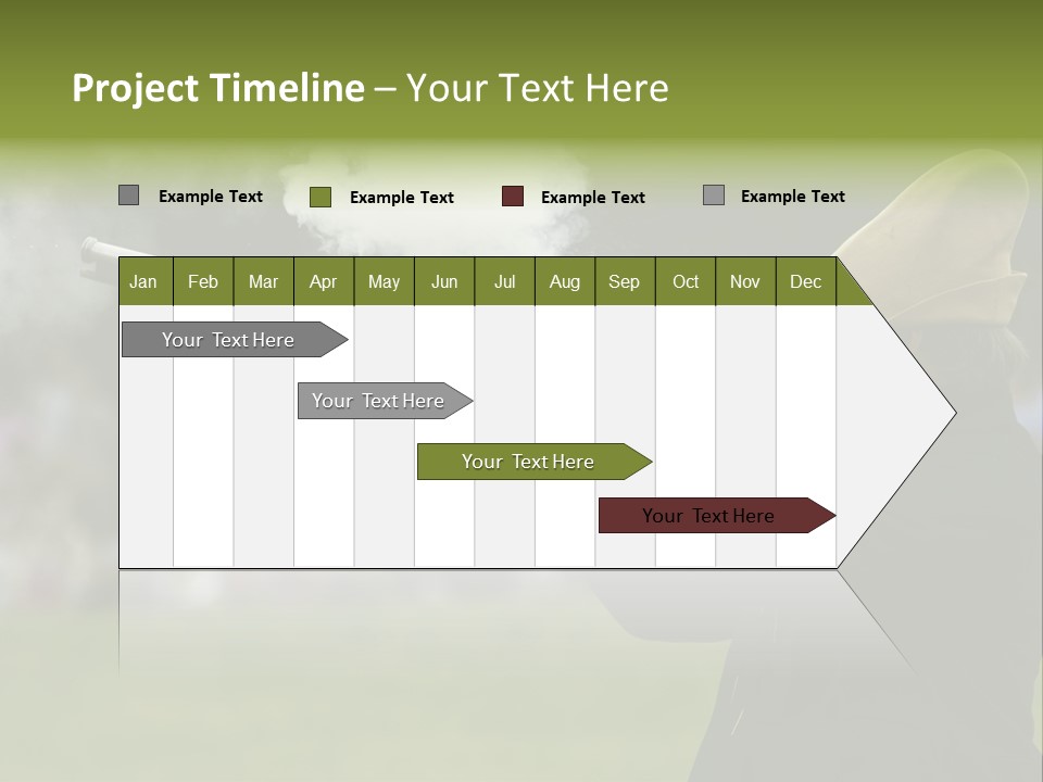 Banana And Honey Breakfast Composition PowerPoint Template