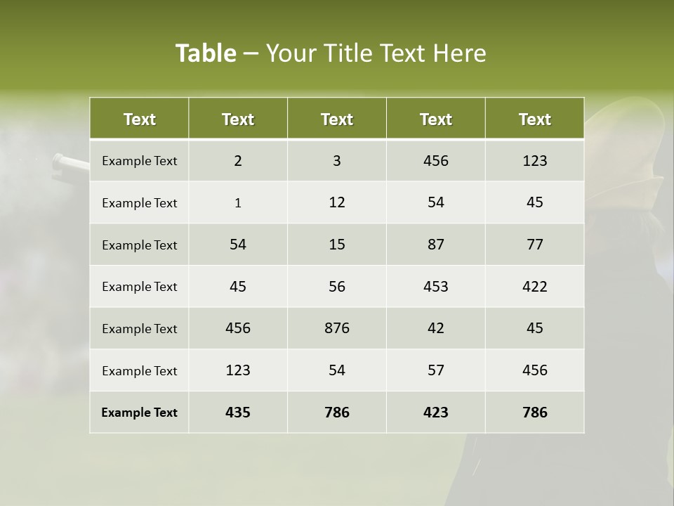 Banana And Honey Breakfast Composition PowerPoint Template