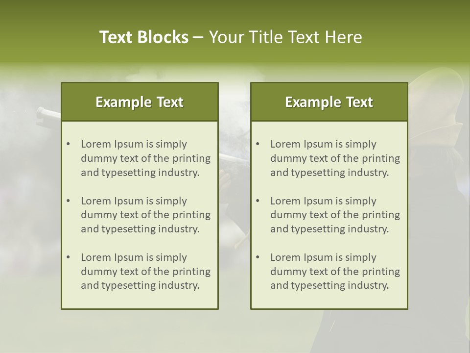 Banana And Honey Breakfast Composition PowerPoint Template