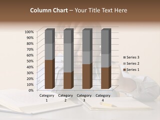 Frustration, Student, Desk, Work, PowerPoint Template