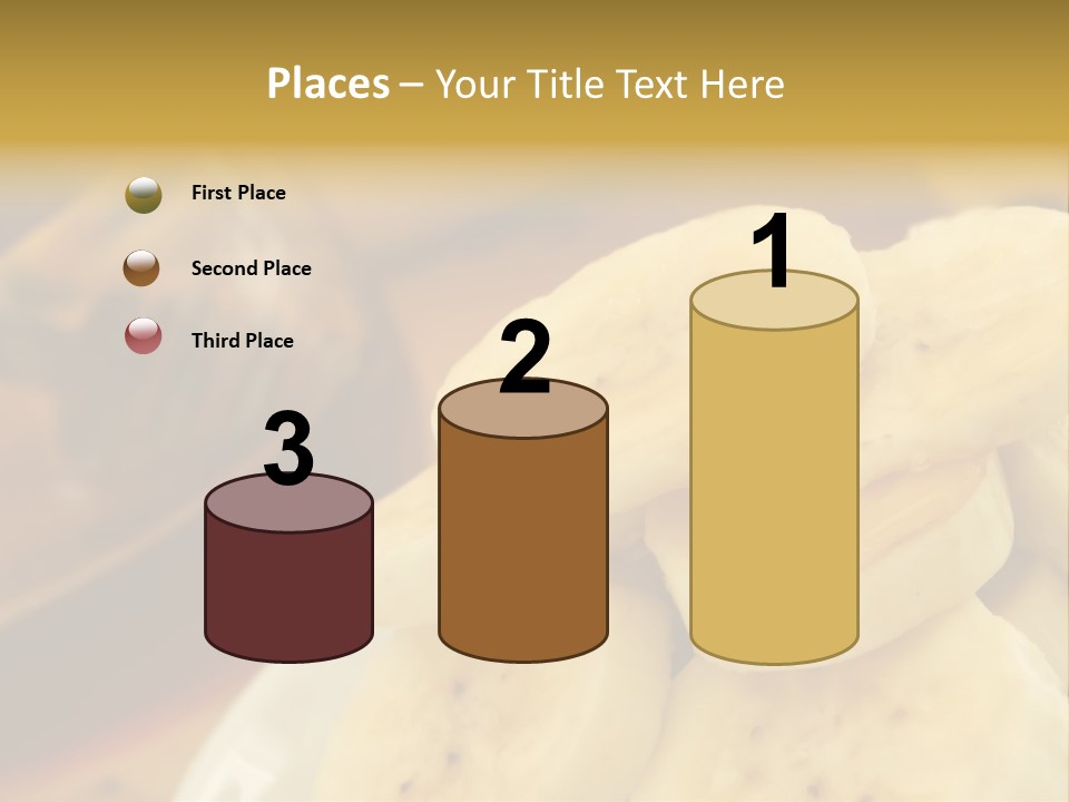 Banana And Honey Breakfast Composition PowerPoint Template