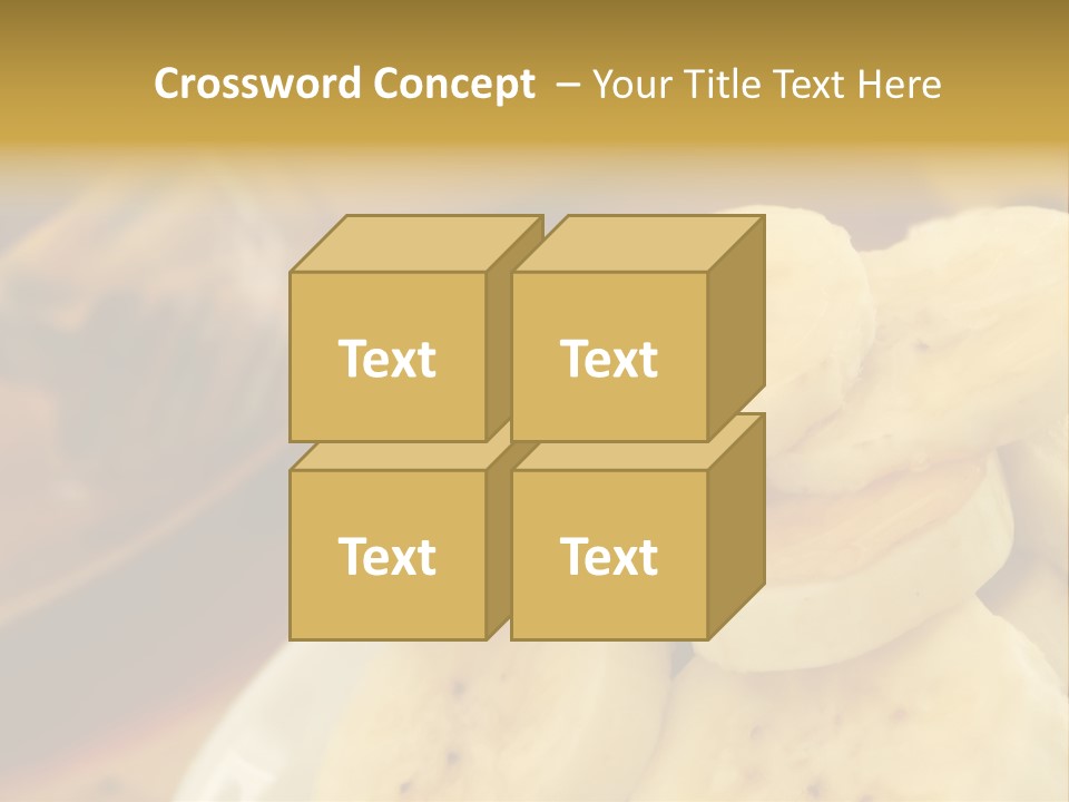Banana And Honey Breakfast Composition PowerPoint Template