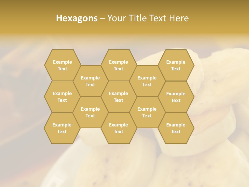 Banana And Honey Breakfast Composition PowerPoint Template