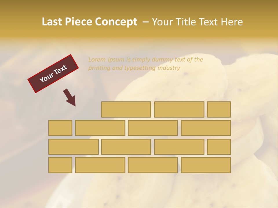 Banana And Honey Breakfast Composition PowerPoint Template
