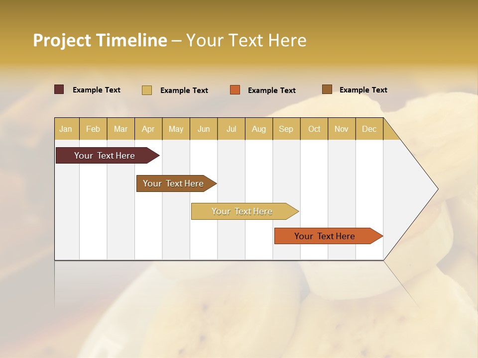 Banana And Honey Breakfast Composition PowerPoint Template