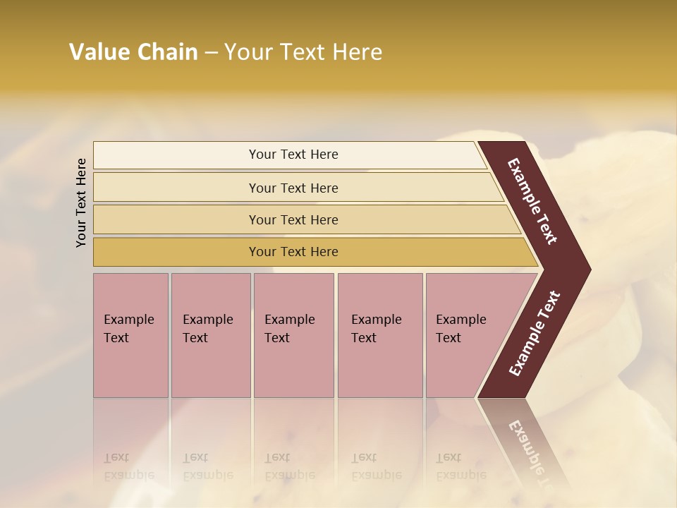 Banana And Honey Breakfast Composition PowerPoint Template