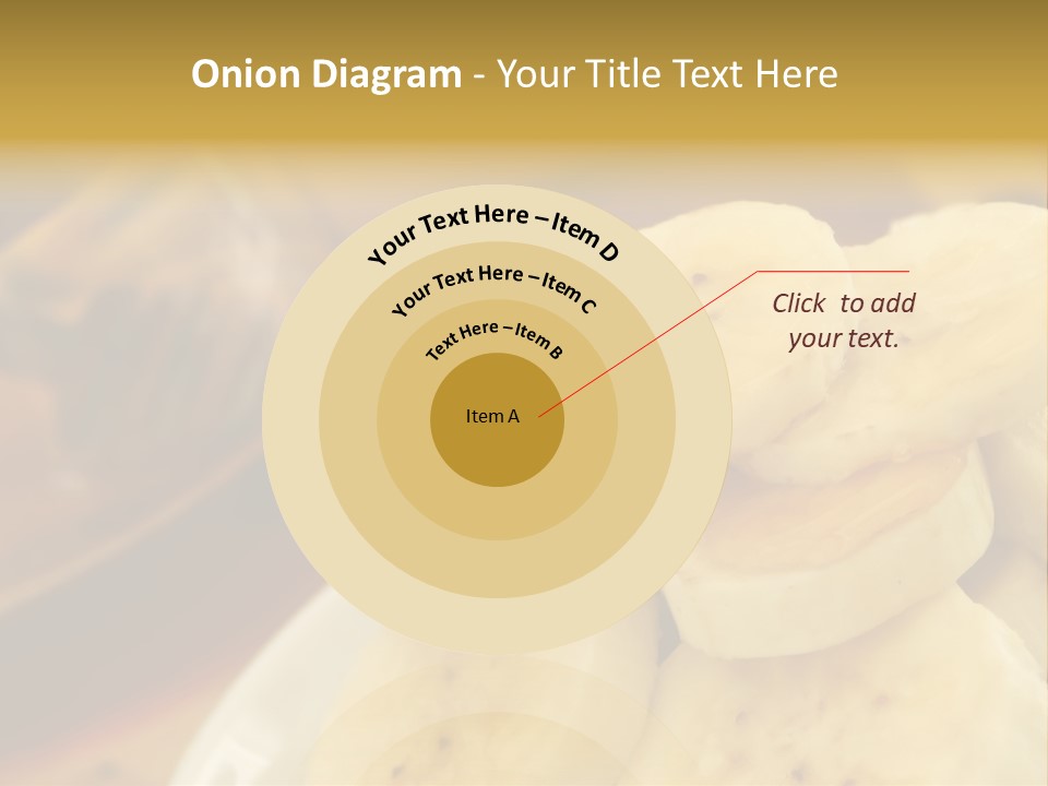 Banana And Honey Breakfast Composition PowerPoint Template
