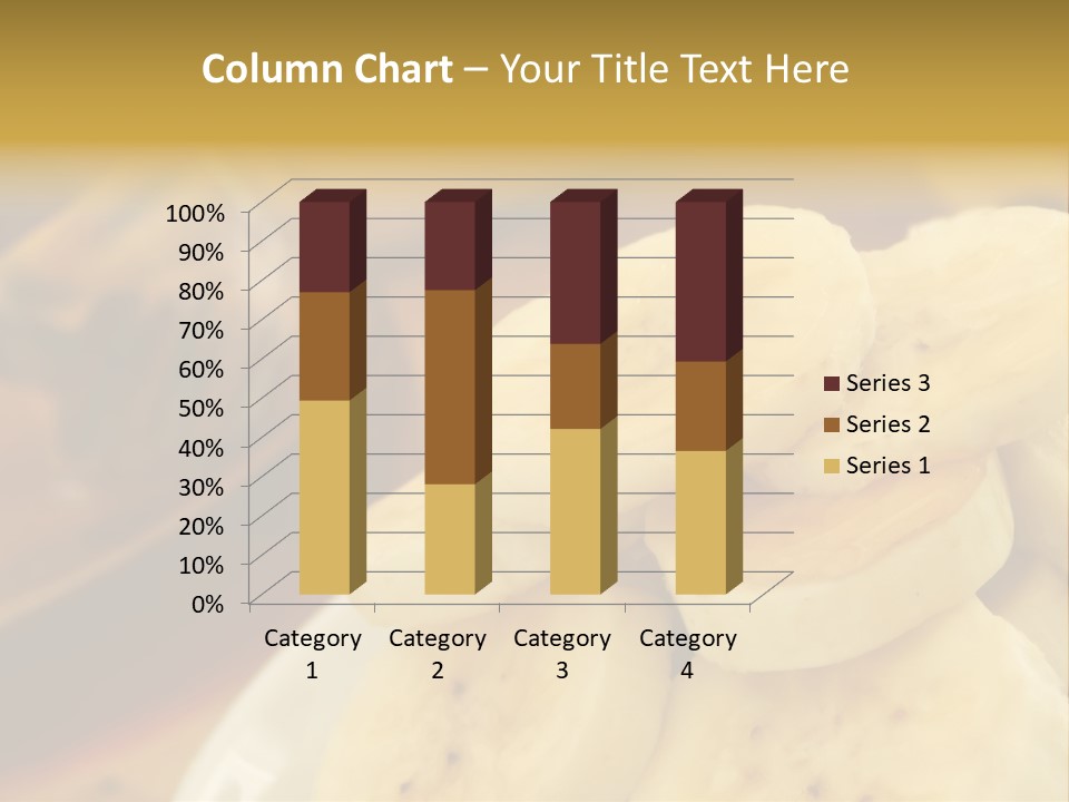Banana And Honey Breakfast Composition PowerPoint Template