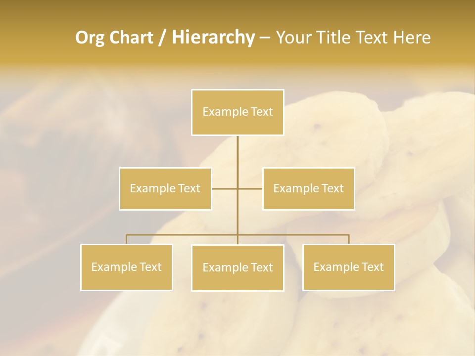 Banana And Honey Breakfast Composition PowerPoint Template