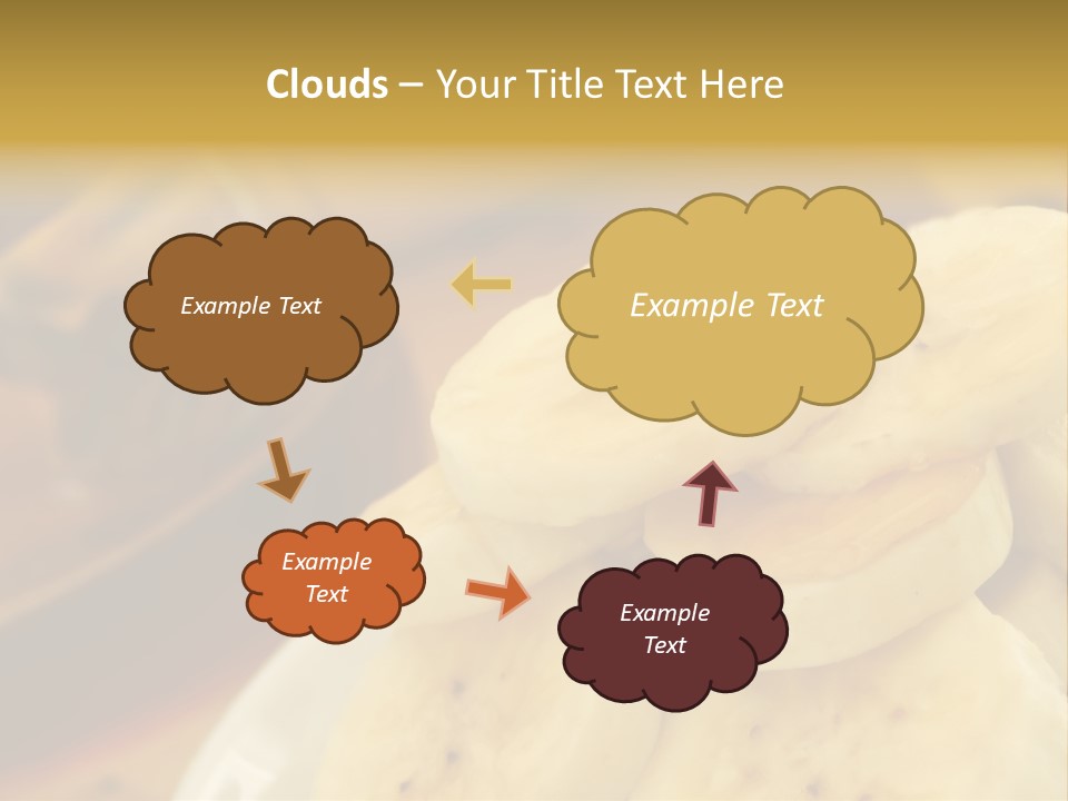 Banana And Honey Breakfast Composition PowerPoint Template