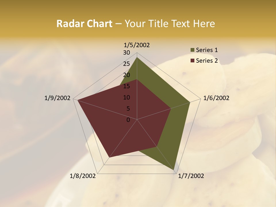 Banana And Honey Breakfast Composition PowerPoint Template