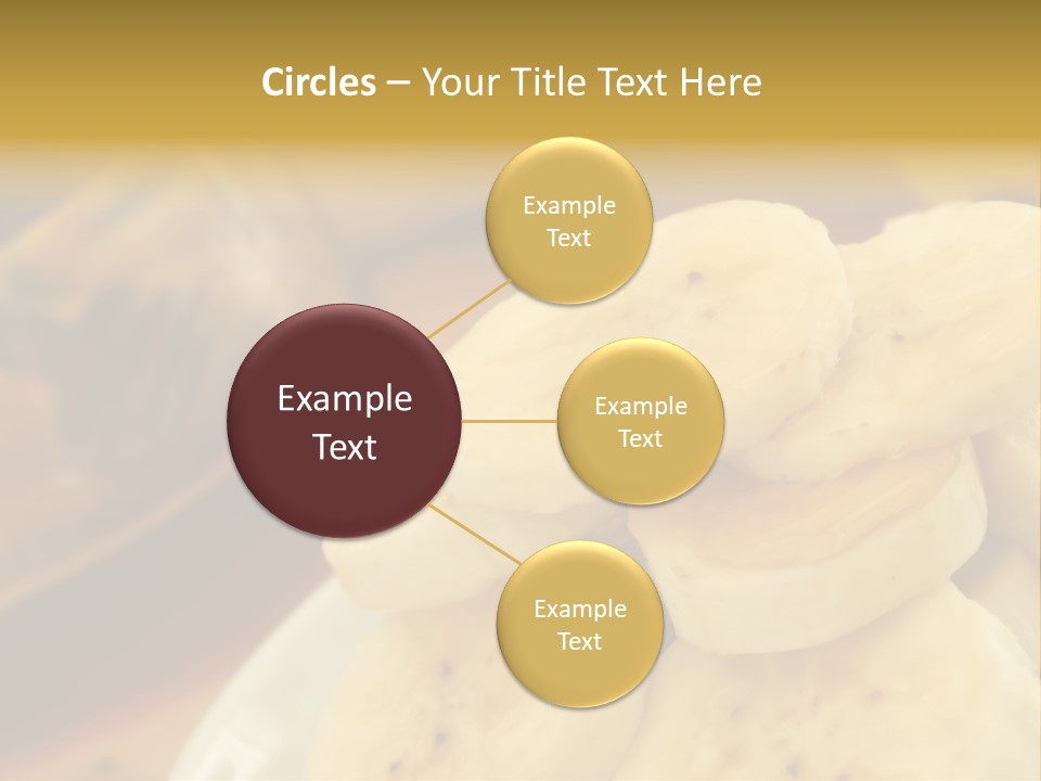 Banana And Honey Breakfast Composition PowerPoint Template