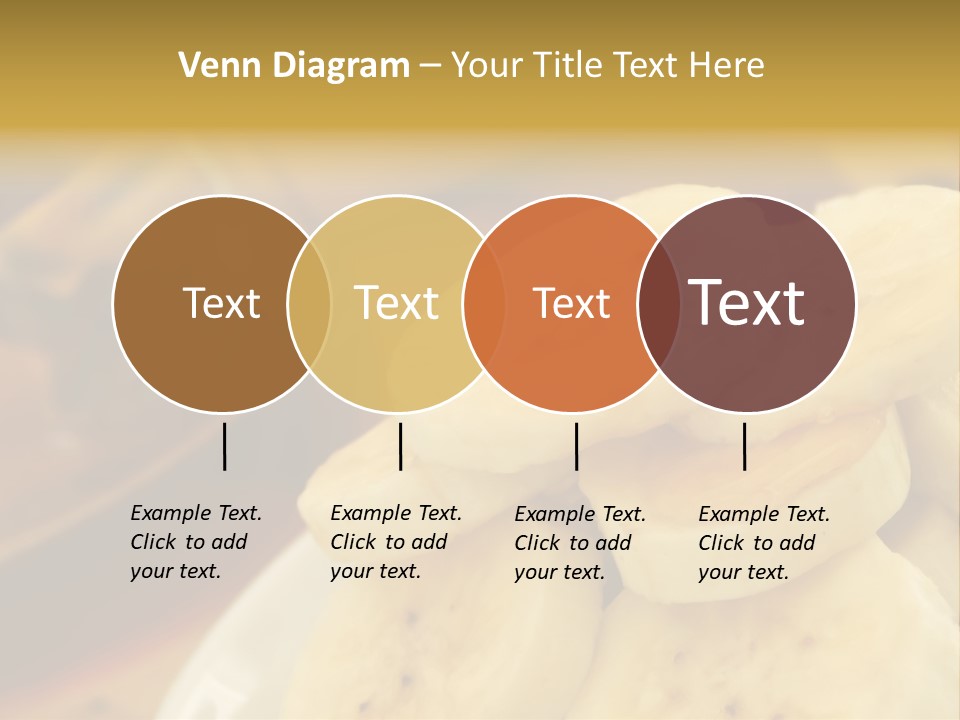 Banana And Honey Breakfast Composition PowerPoint Template