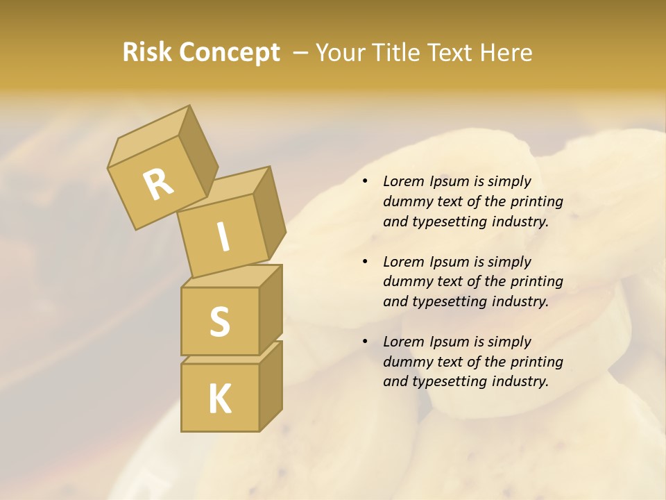 Banana And Honey Breakfast Composition PowerPoint Template