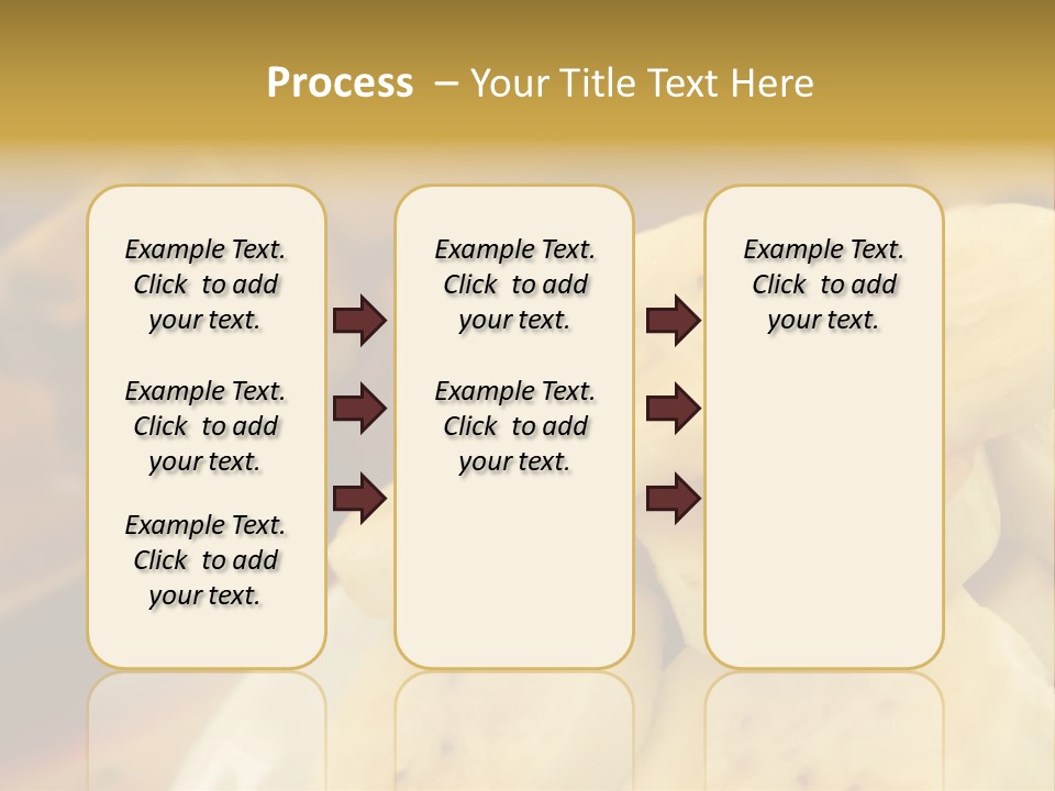Banana And Honey Breakfast Composition PowerPoint Template