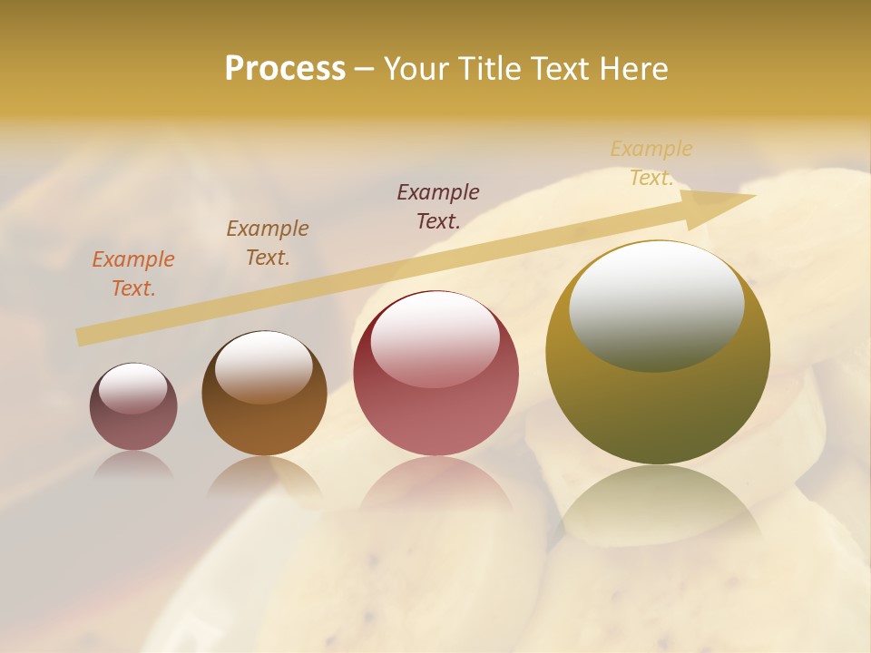 Banana And Honey Breakfast Composition PowerPoint Template