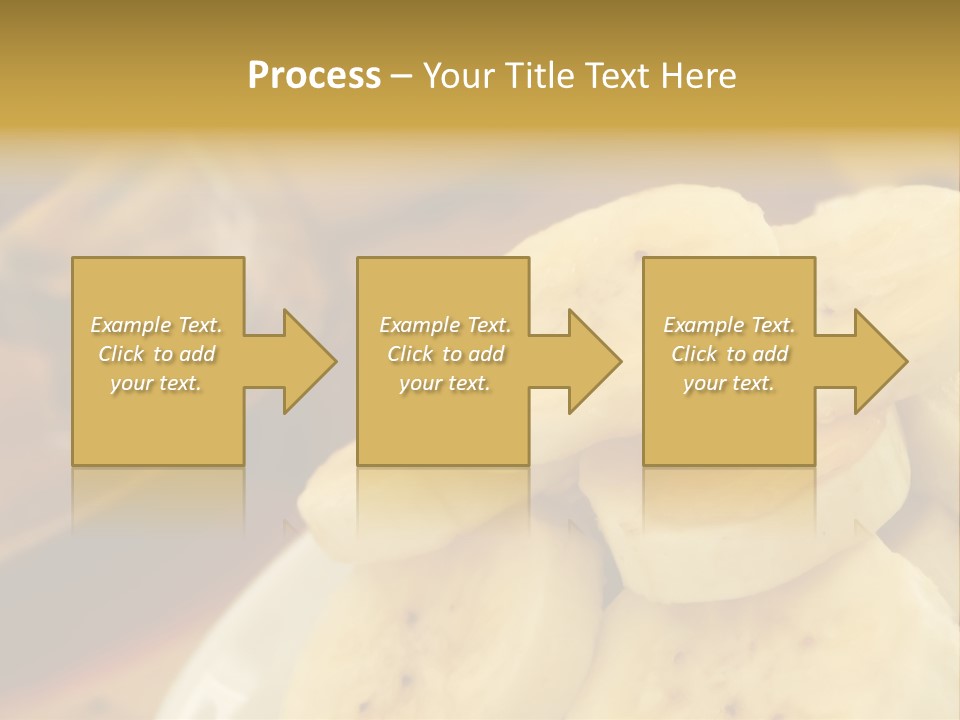 Banana And Honey Breakfast Composition PowerPoint Template