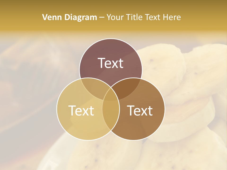 Banana And Honey Breakfast Composition PowerPoint Template
