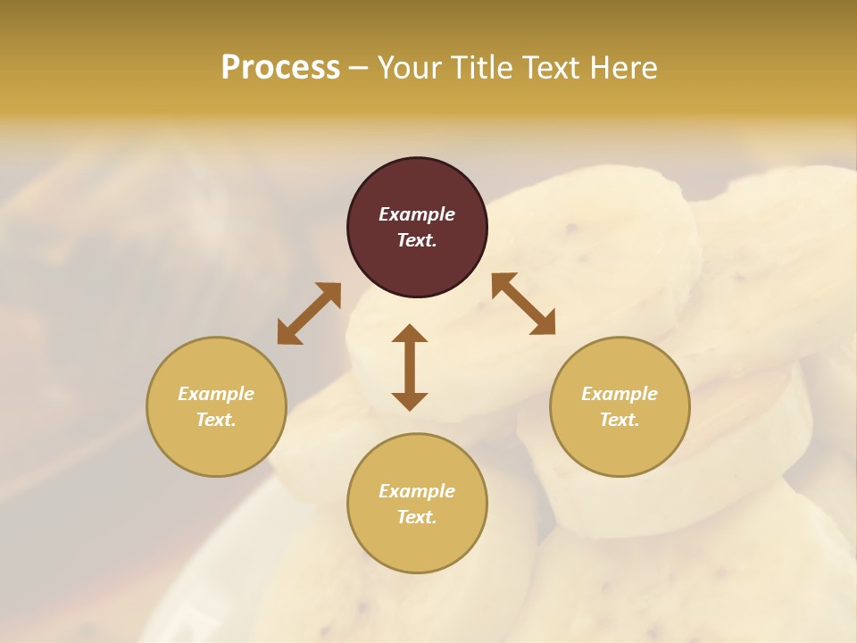 Banana And Honey Breakfast Composition PowerPoint Template