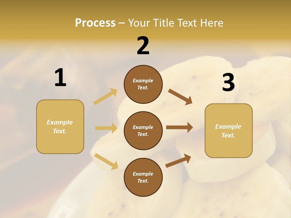 Banana And Honey Breakfast Composition PowerPoint Template