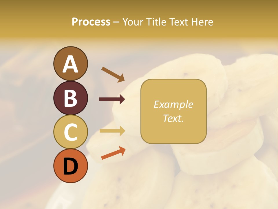 Banana And Honey Breakfast Composition PowerPoint Template