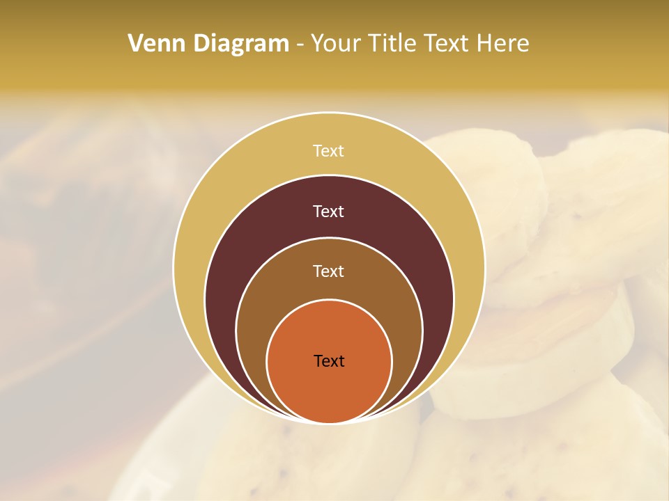 Banana And Honey Breakfast Composition PowerPoint Template