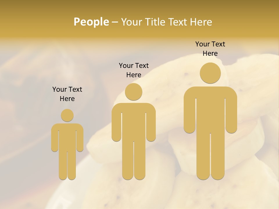 Banana And Honey Breakfast Composition PowerPoint Template