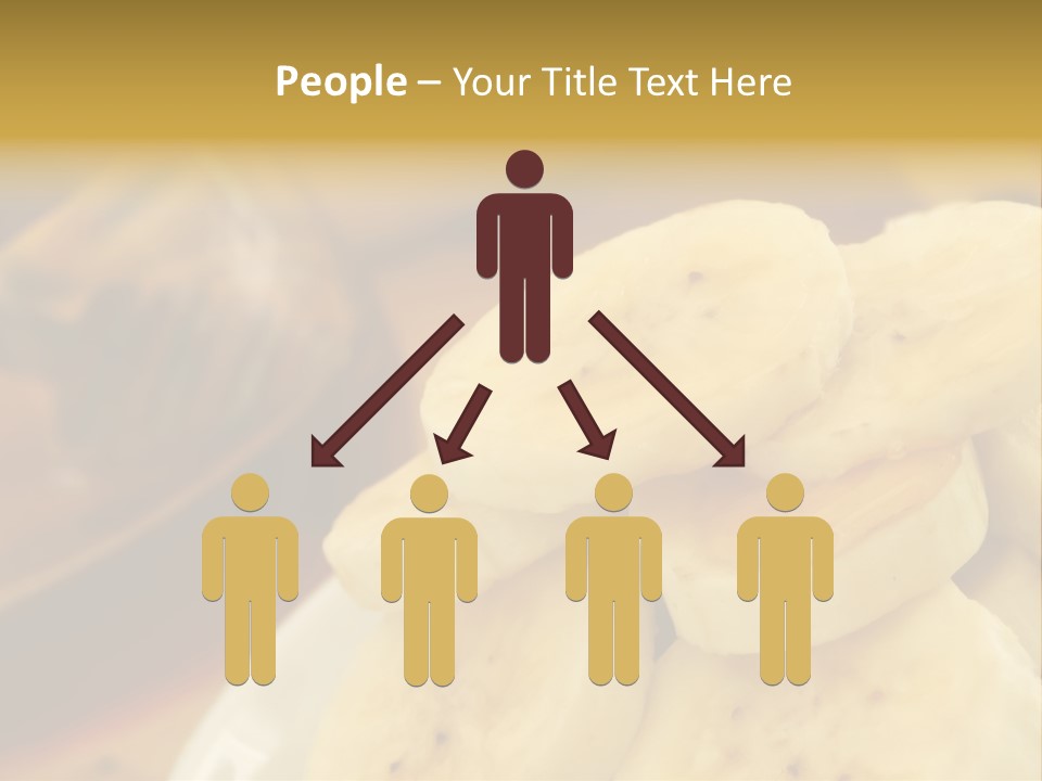 Banana And Honey Breakfast Composition PowerPoint Template