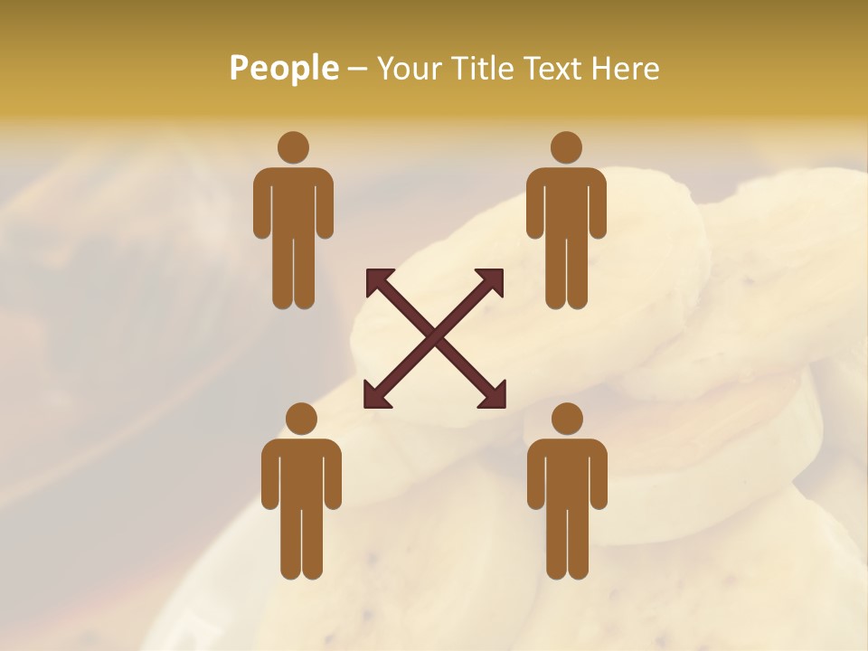 Banana And Honey Breakfast Composition PowerPoint Template