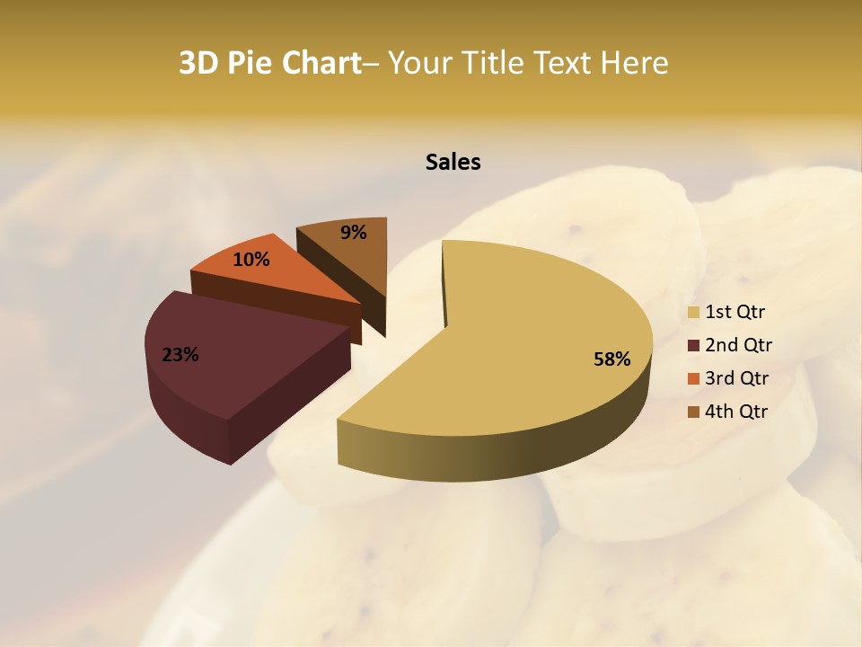 Banana And Honey Breakfast Composition PowerPoint Template