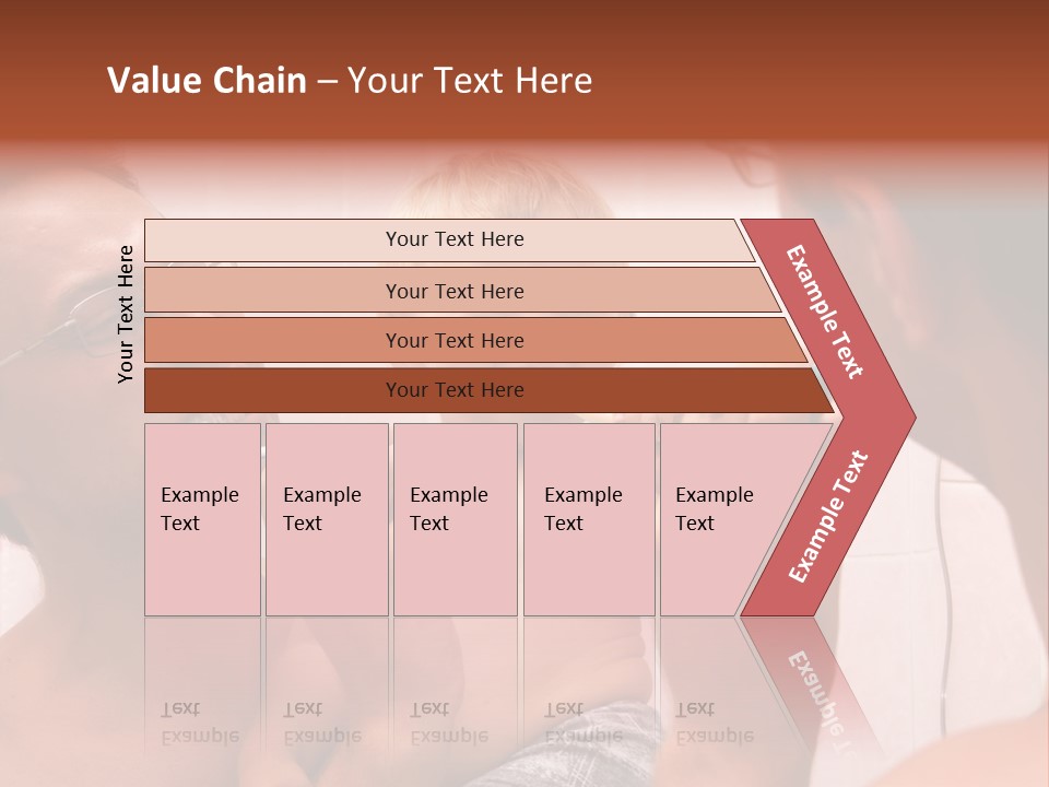 The Father Learns The Son To Clean Teeth PowerPoint Template